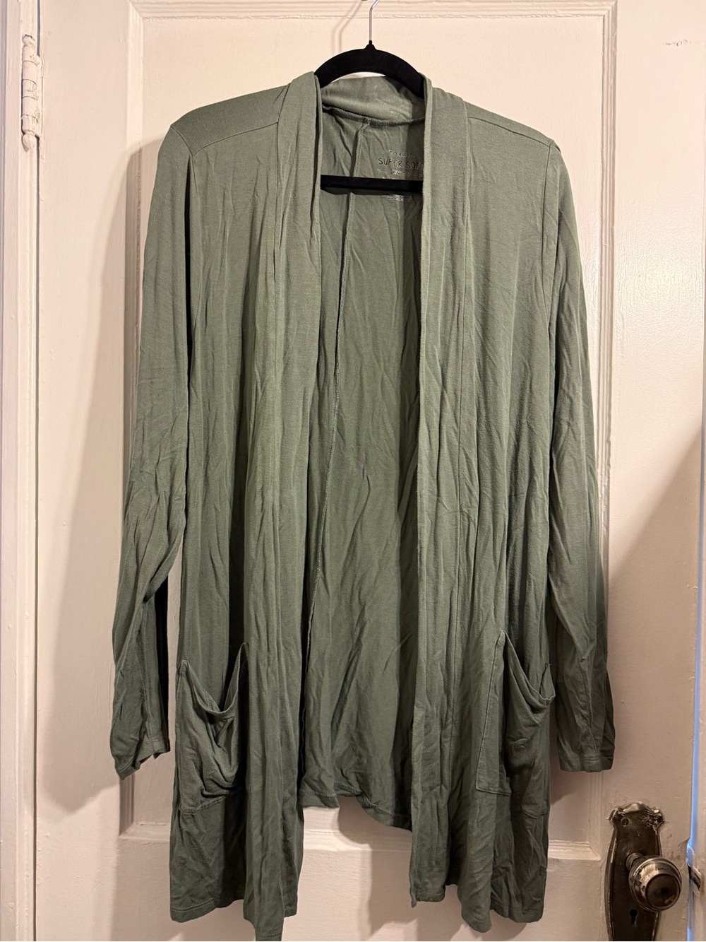 torrid Sage Open-Front Lightweight Cardigan